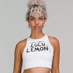 Lululemon High Neck Energy Bra— RARE design by Ed Curtis